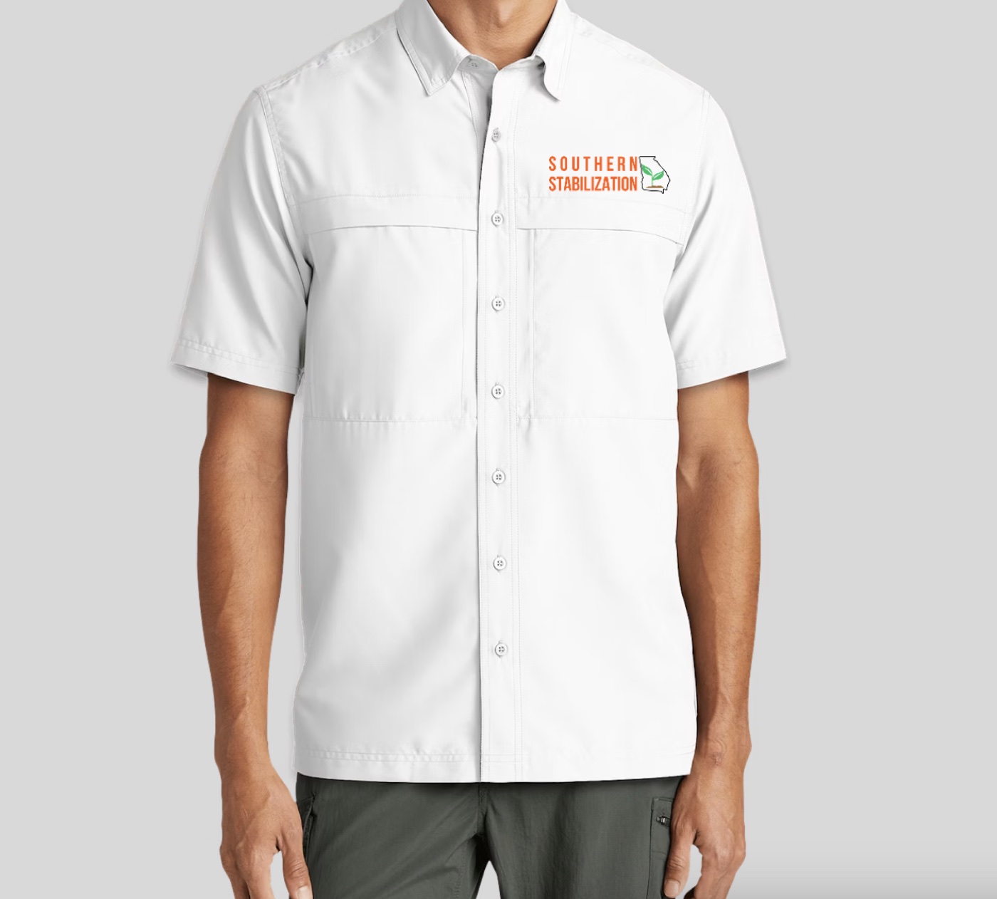 Short sleeve performance shirt, view 3