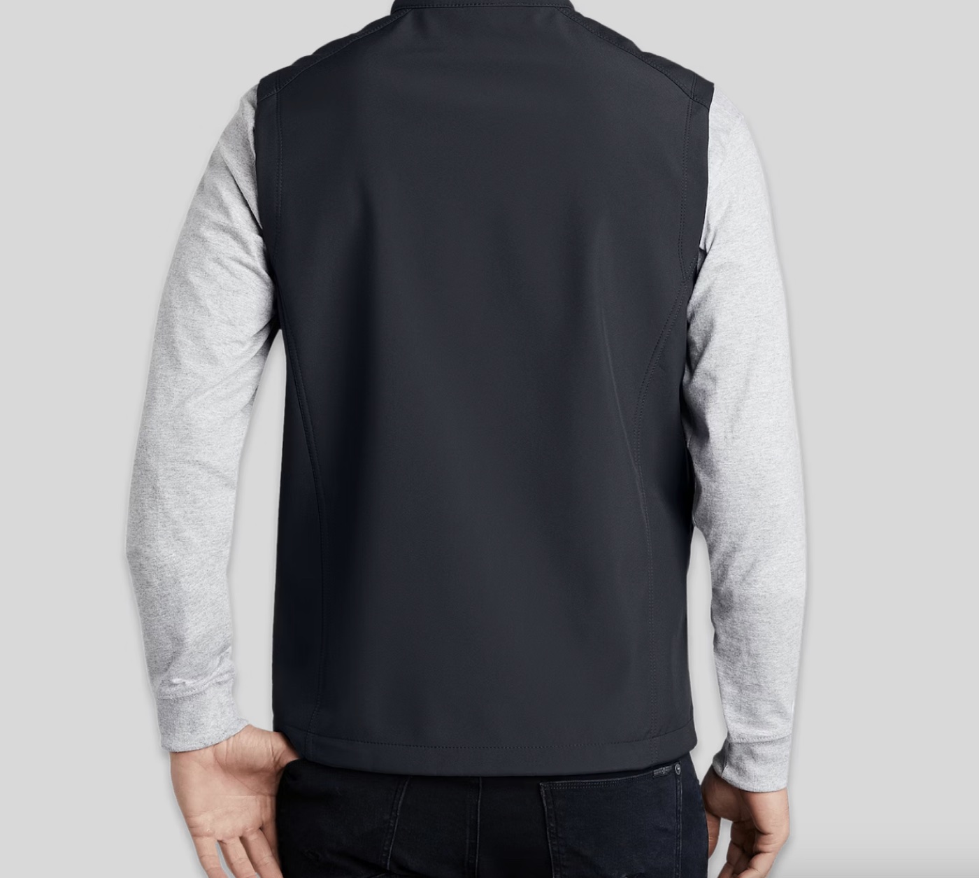 Core soft shell vest, view 2